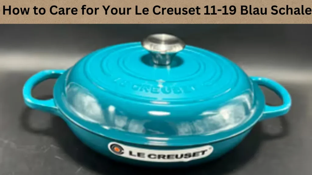 How to Care for Your Le Creuset 11-19 Blau Schale